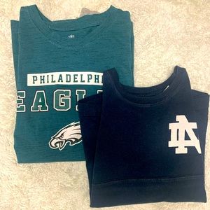 Two sport long sleeve shirts, boy size medium.